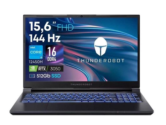 Ноутбук игровой Thunderobot 911S Core 3D/JT009K00RRU/Core i5-13420H/16Gb/512Gb/15.6 FHD 144Hz/RTX3050 4Gb/Win11